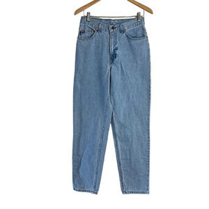 Chic Vintage Jeans NWT Tapered High Waisted Light Wash Juniors Size 9 Denim Blue